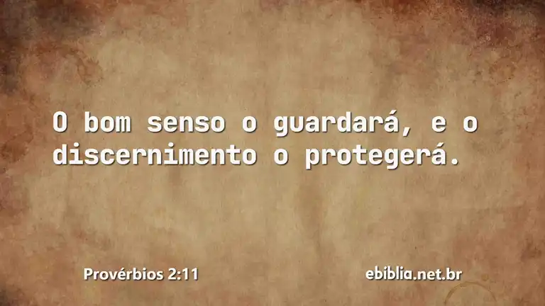 Provérbios 2:11