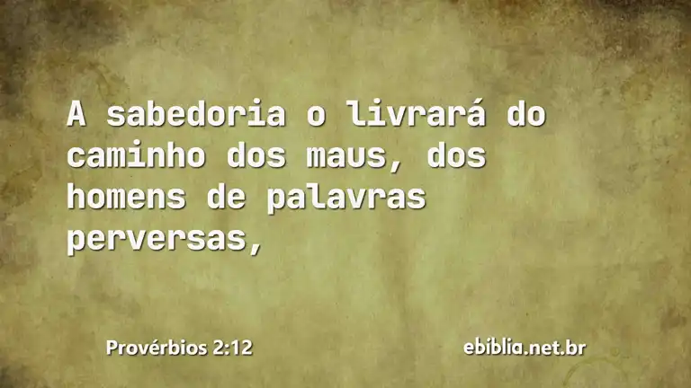 Provérbios 2:12