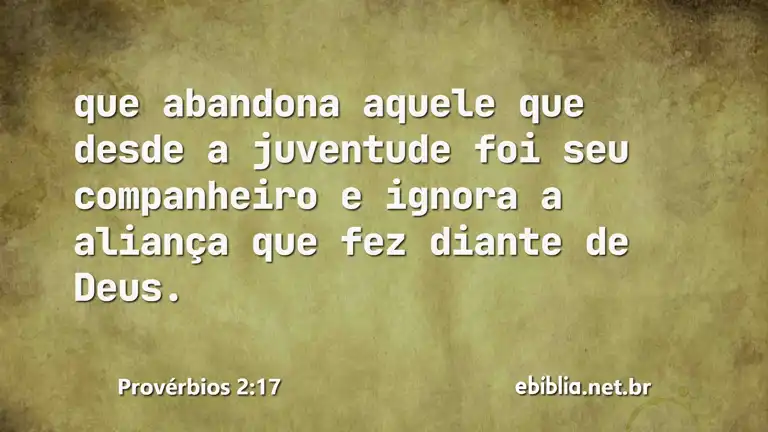 Provérbios 2:17