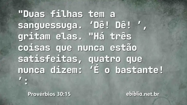 Provérbios 30:15