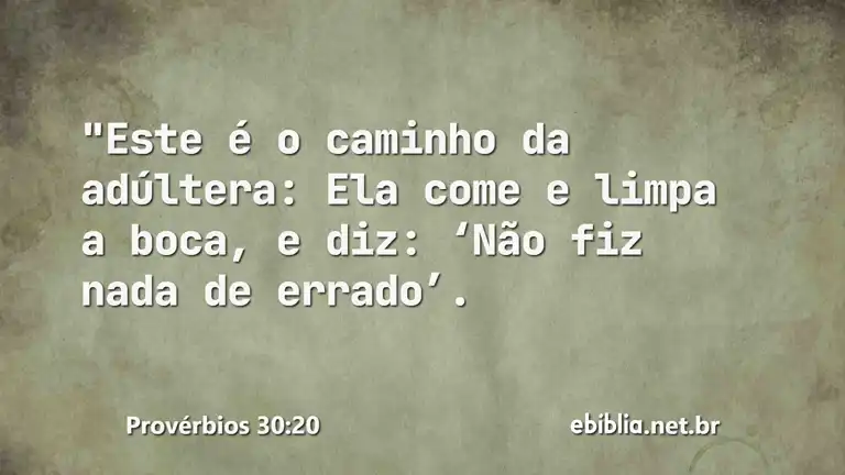 Provérbios 30:20