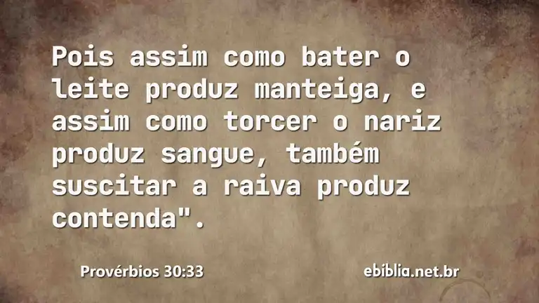 Provérbios 30:33