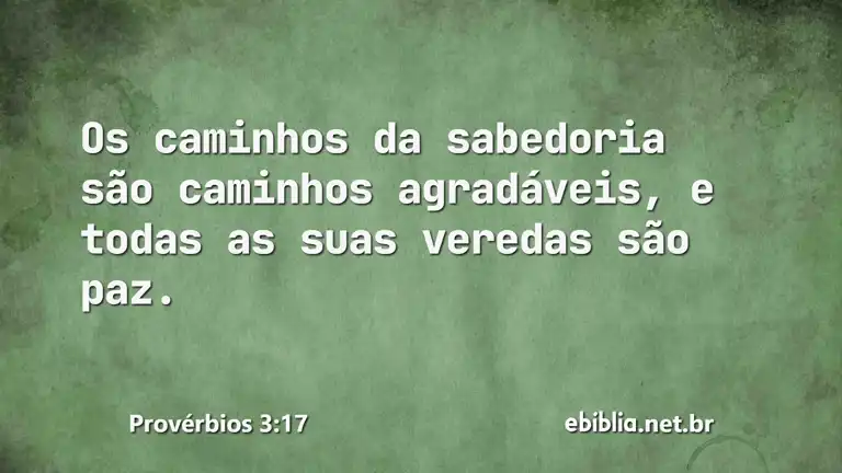 Provérbios 3:17