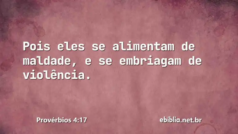 Provérbios 4:17