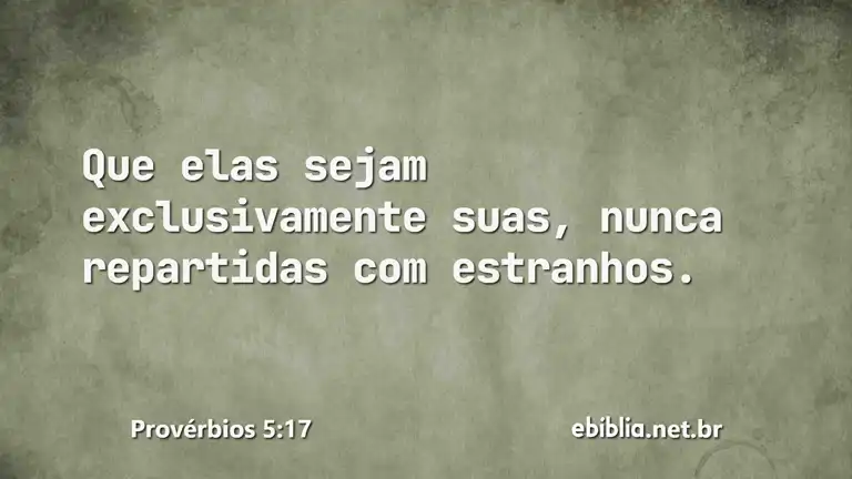 Provérbios 5:17