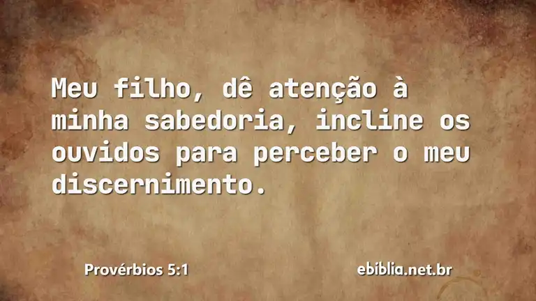 Provérbios 5:1