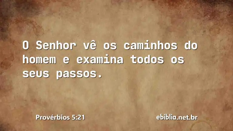 Provérbios 5:21