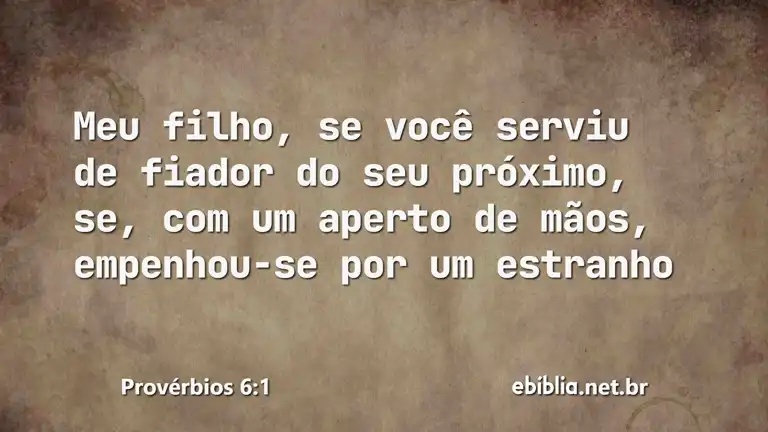 Provérbios 6:1