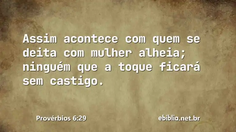 Provérbios 6:29