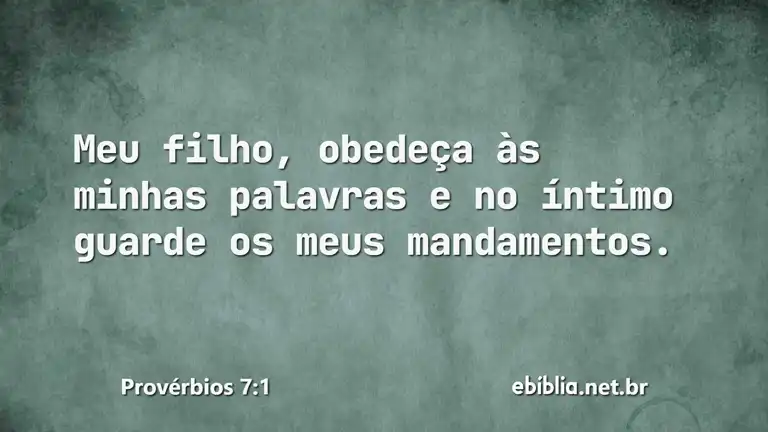 Provérbios 7:1