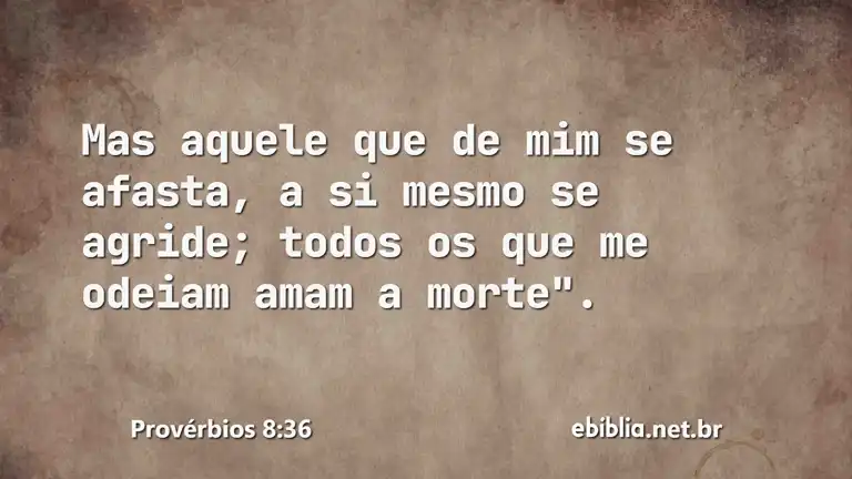 Provérbios 8:36