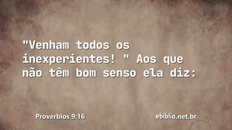 Provérbios 9:16