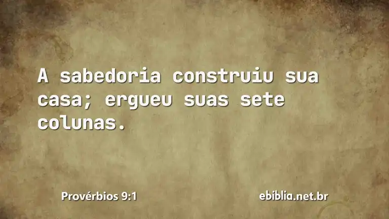 Provérbios 9:1