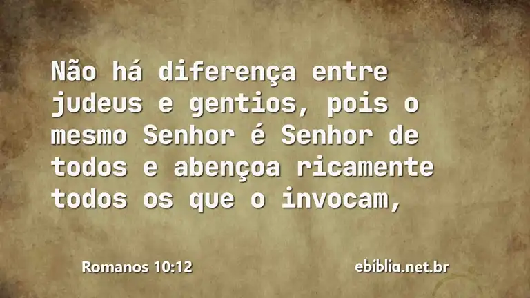 Romanos 10:12