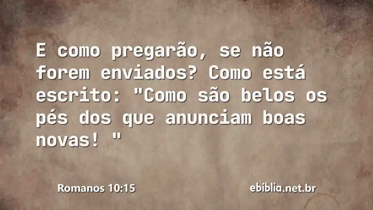 Romanos 10:15