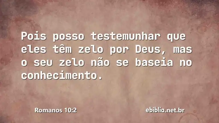 Romanos 10:2