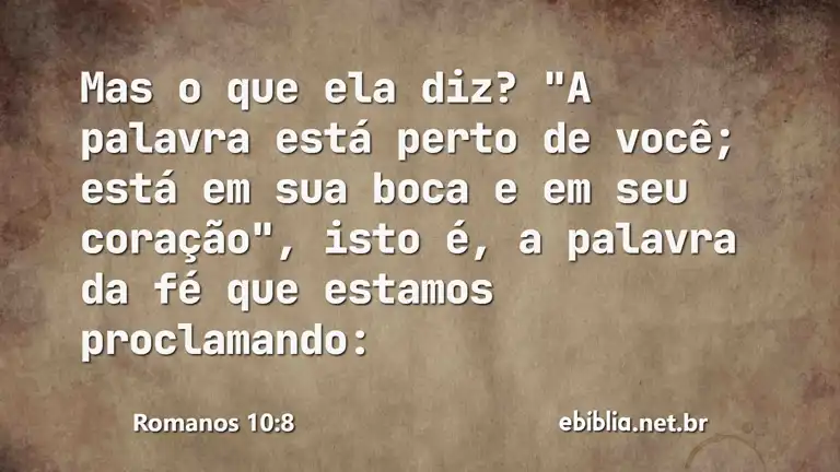 Romanos 10:8