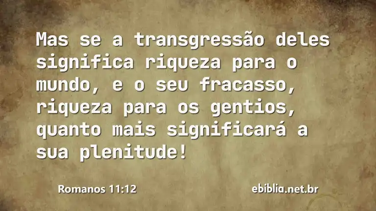 Romanos 11:12