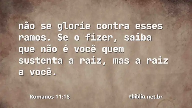 Romanos 11:18