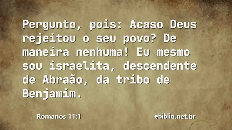 Romanos 11:1