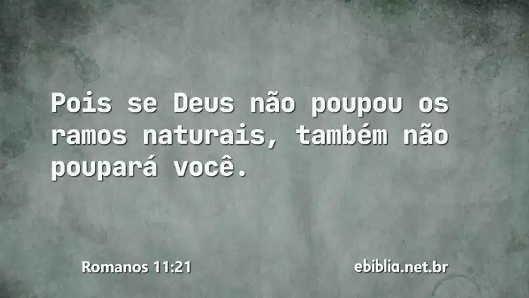 Romanos 11:21