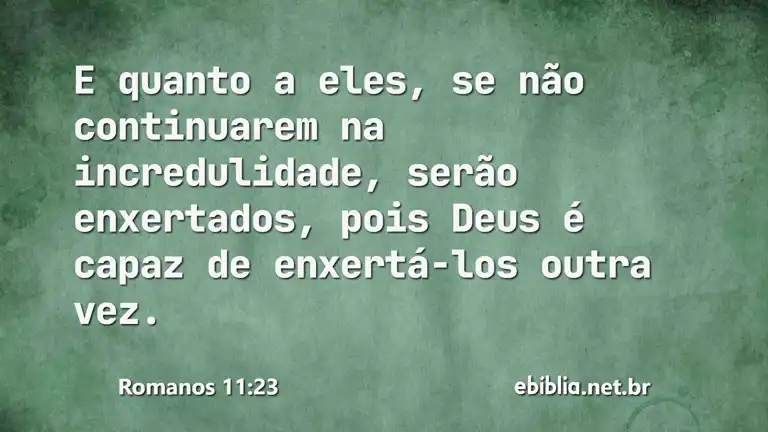 Romanos 11:23