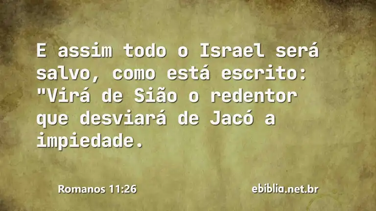 Romanos 11:26