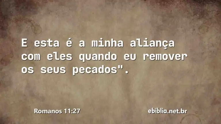 Romanos 11:27