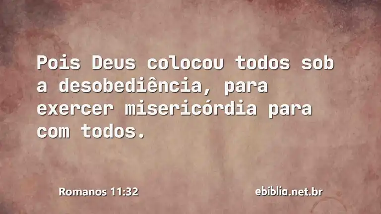 Romanos 11:32