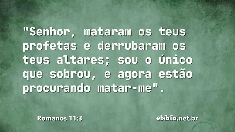 Romanos 11:3