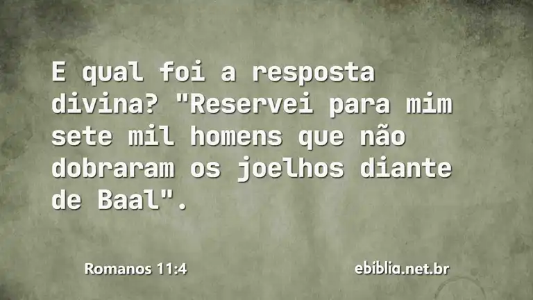 Romanos 11:4