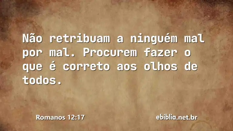 Romanos 12:17