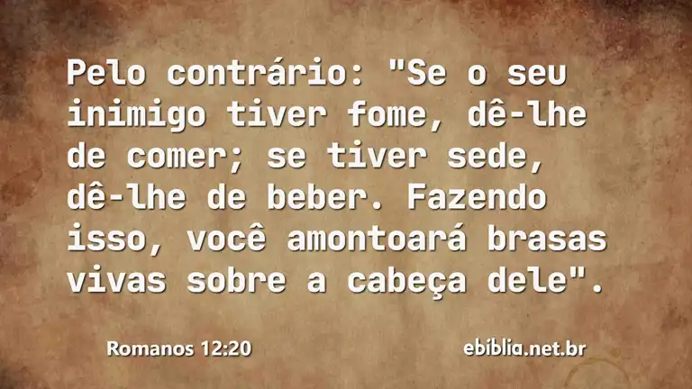 Romanos 12:20