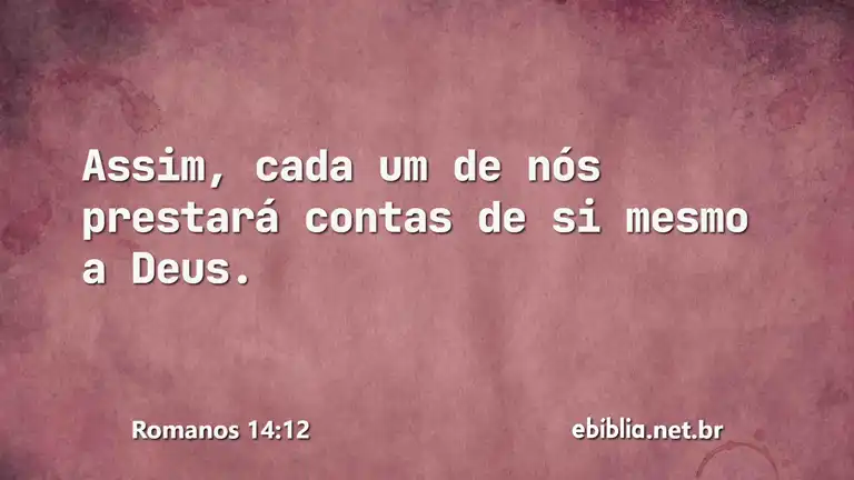 Romanos 14:12