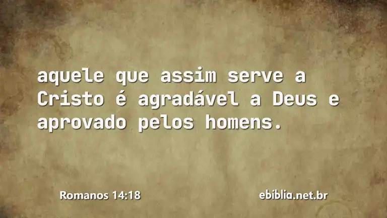 Romanos 14:18