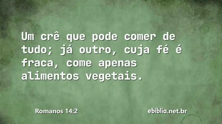 Romanos 14:2