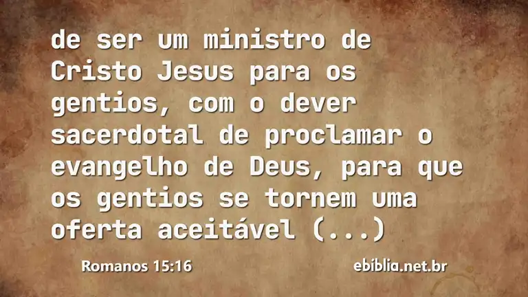 Romanos 15:16