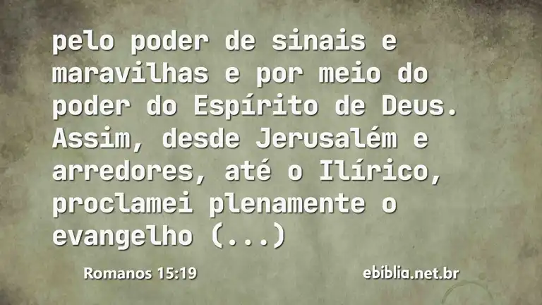 Romanos 15:19