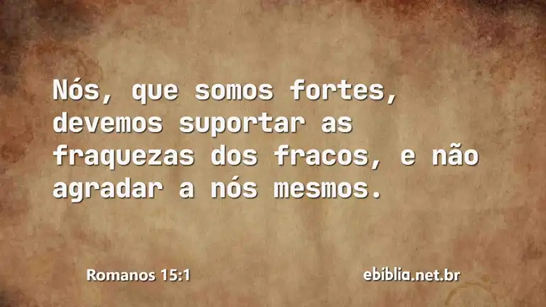 Romanos 15:1