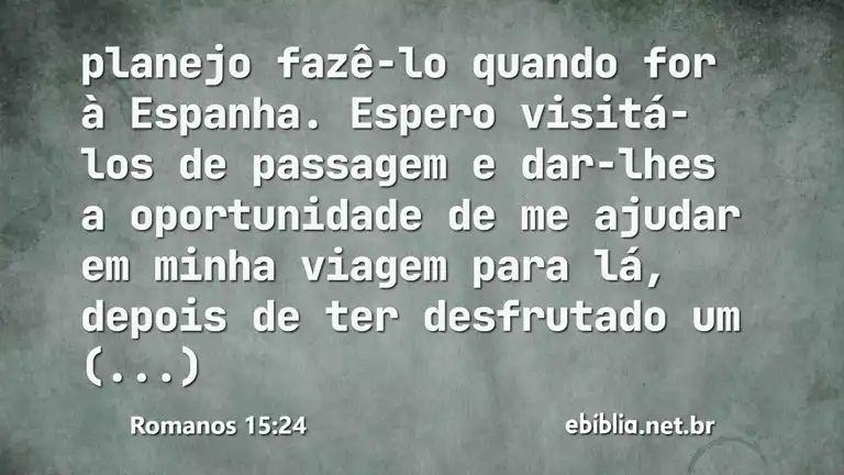 Romanos 15:24