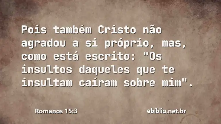 Romanos 15:3