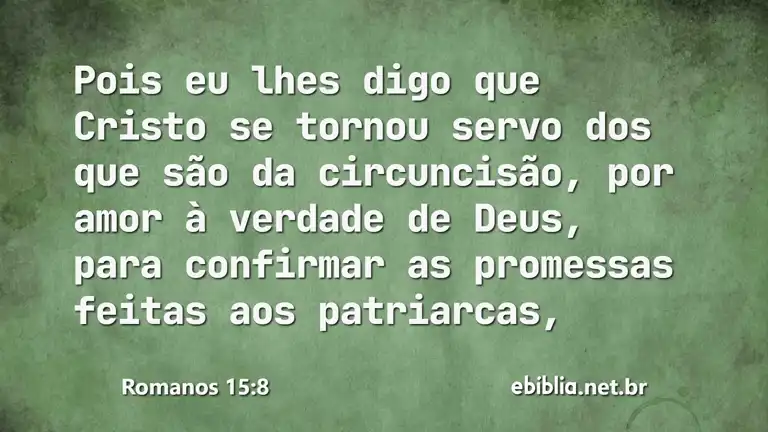 Romanos 15:8