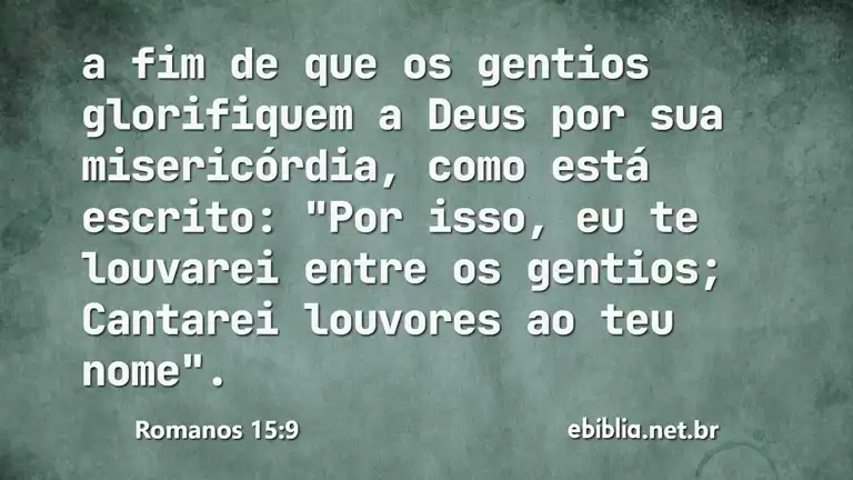 Romanos 15:9