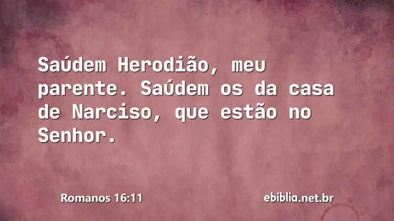 Romanos 16:11