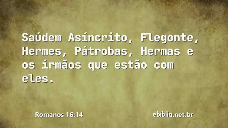 Romanos 16:14