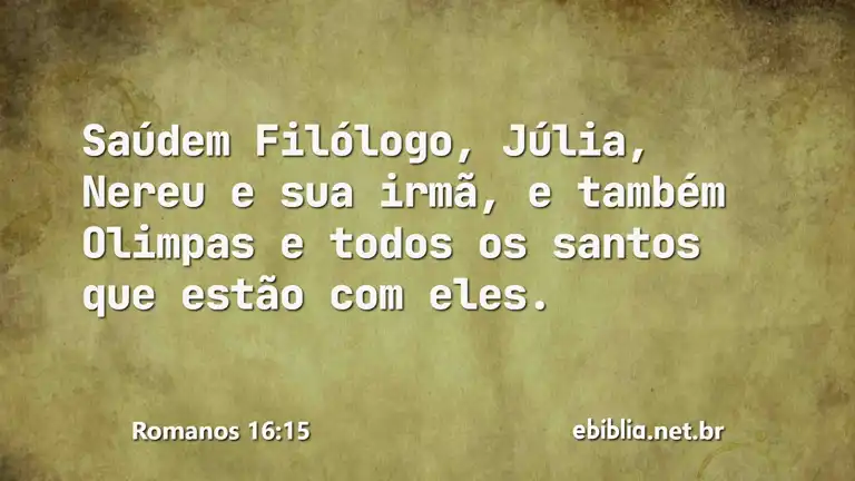 Romanos 16:15