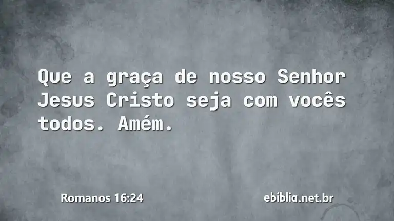 Romanos 16:24