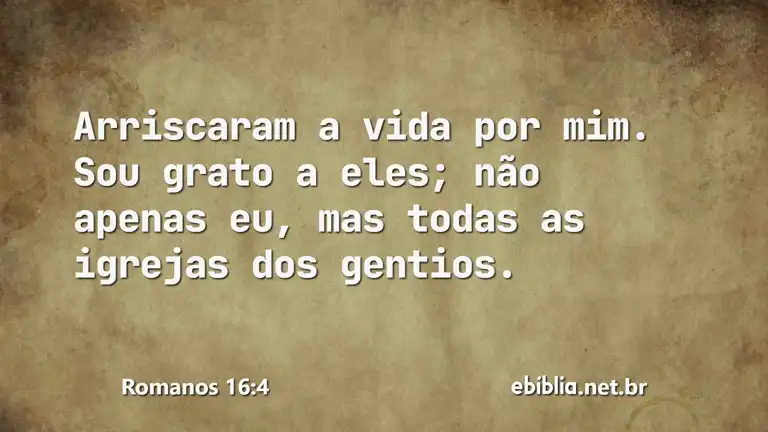 Romanos 16:4