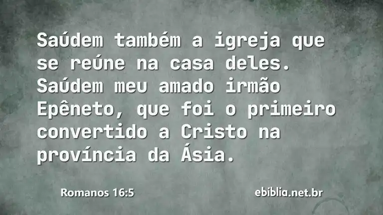 Romanos 16:5