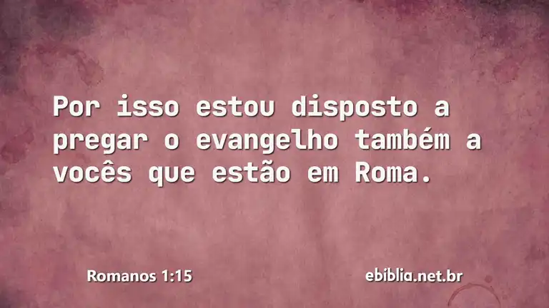 Romanos 1:15